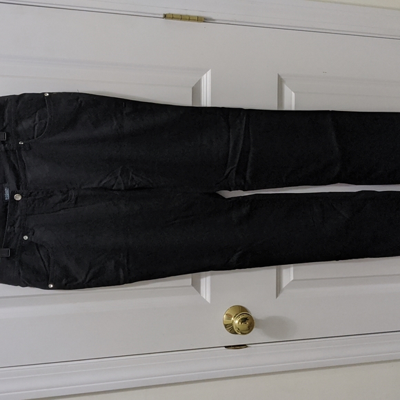 Bogari Designed in Italy Casual Cotton Pants Black Size 4 - Picture 2 of 11
